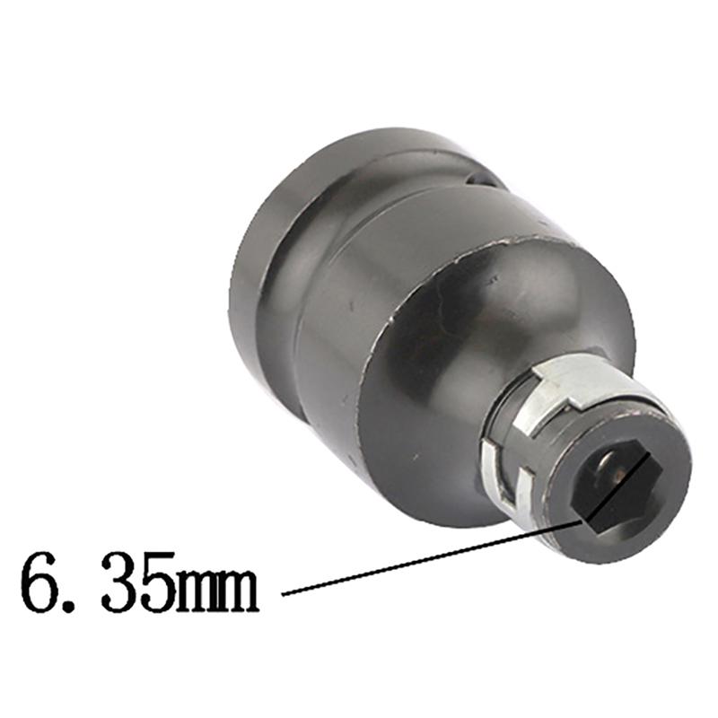 1/2" čtyřhran na 1/4" imbusový ráčnový klíč Adaptér pro nástrčný klíč