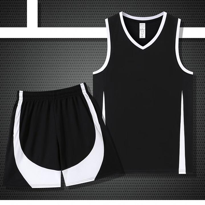 Basketbal Jersey Set Mannen Zomer College Wedstrijd Sport Training Team Basketbal Jersey Bal Jersey Volwassen Bedrukking