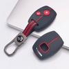Soft Silicone Car Key Cover Keychain For Honda 7th 8th Gen Accord CRV Odyssey Fit City Civic And Classic Old Model Anti-Scratch Guard
