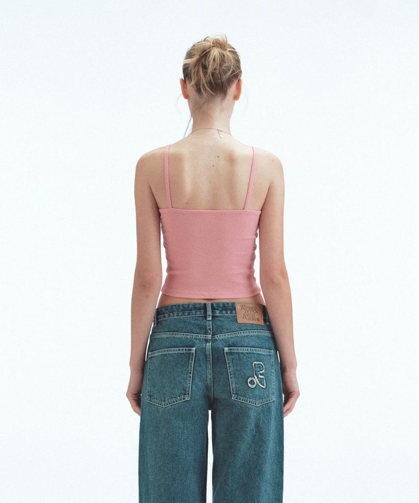 REST&RECREATION Light Logo Tank Top - Pink