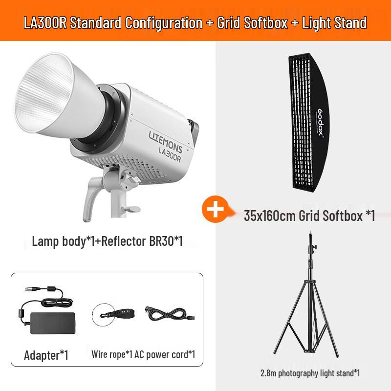 Godox LA300R RGB 300W Bi-Color COB Video Light