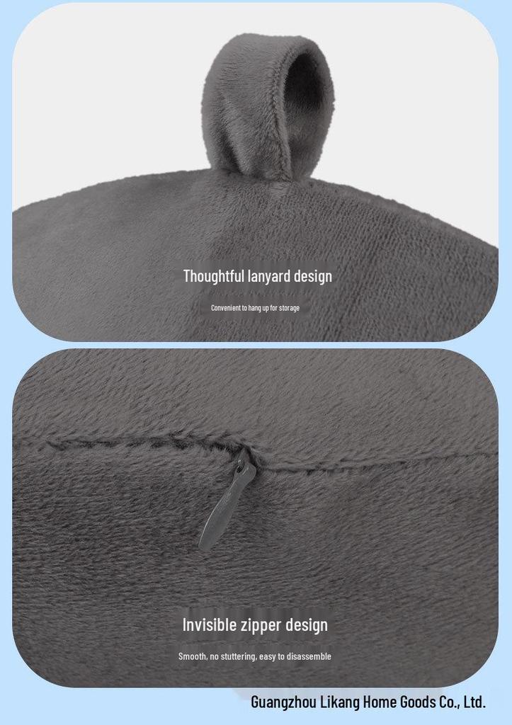 Memory Foam U-Shaped Neck Pillow - Travel Cushion for Neck Protection and Support