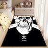 Totenkopf und gekreuzte Knochen St. Pauli geeignet als rutschfeste Matte für das Wohnzimmer- oder Schlafzimmer-Sofa