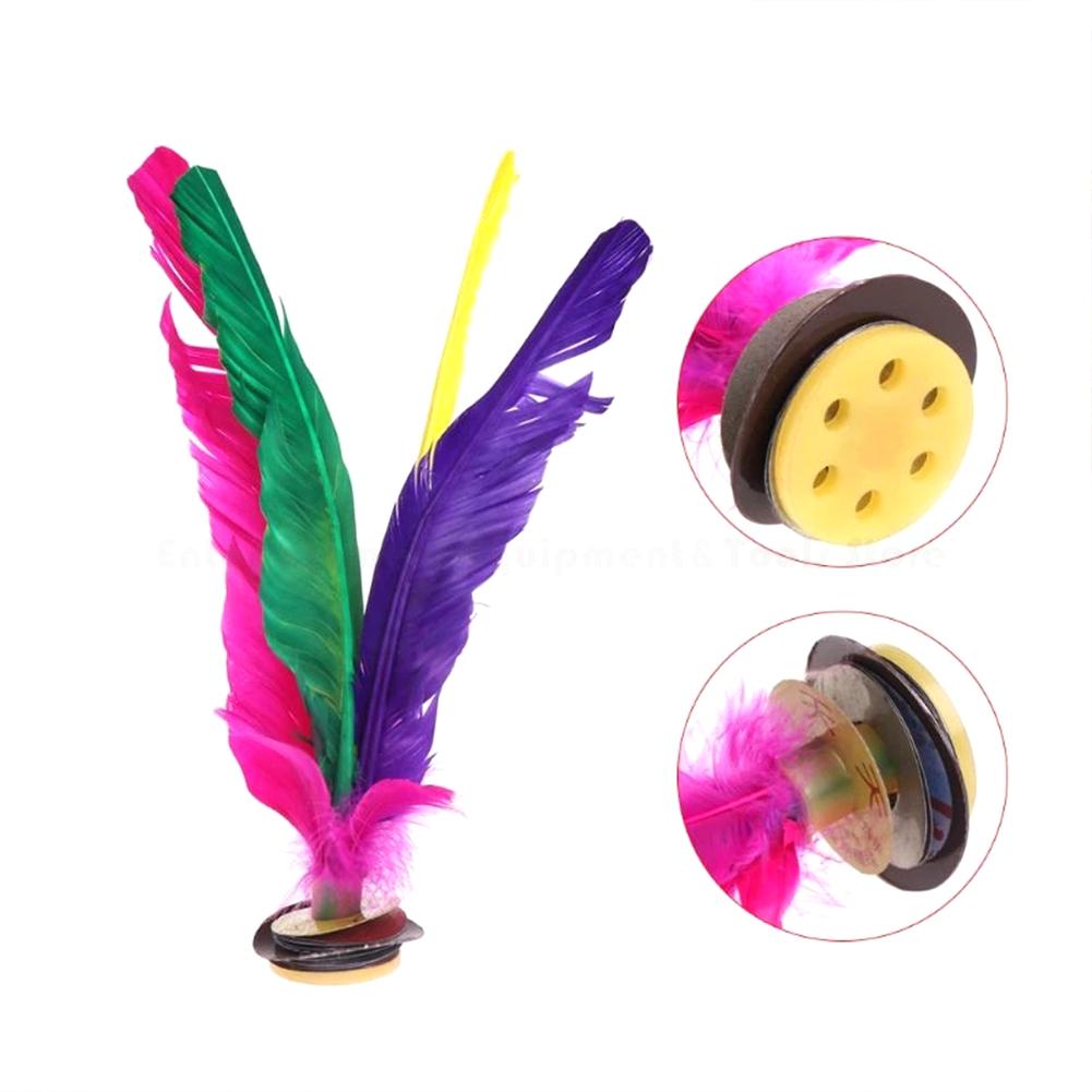 Colorful Feathers Shuttlecock Interactive Games Toys Leg Muscle Strength Body Flexibility Training Fitness Props Fun Gifts For Kids