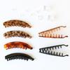 Fashion Banana Hair Clip for Women Korean Simple Gentle Solid Color Hairclaw Frosted Large Hair Claw Pea Clip Hair Accessories
