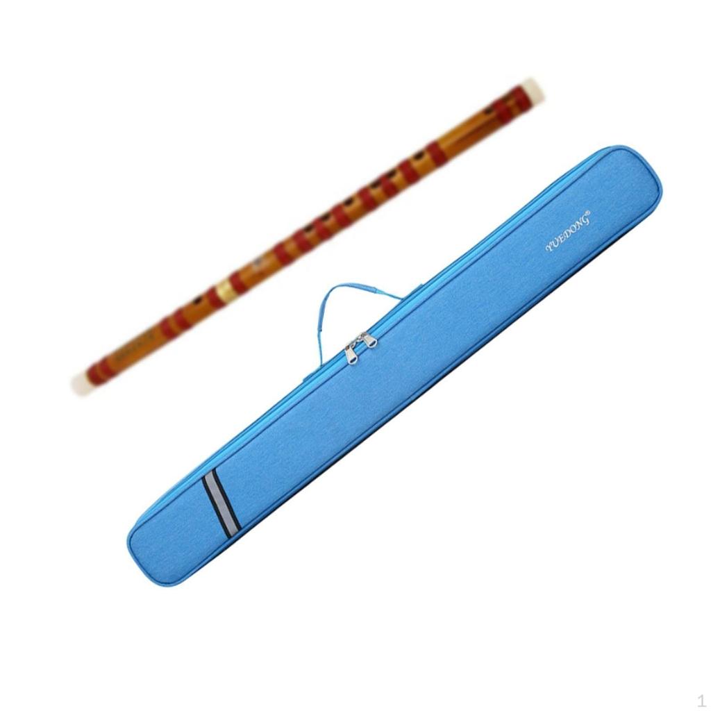 Bamboo Flute Bag Fashion Shoulder Handbag Waterproof Pouch Case