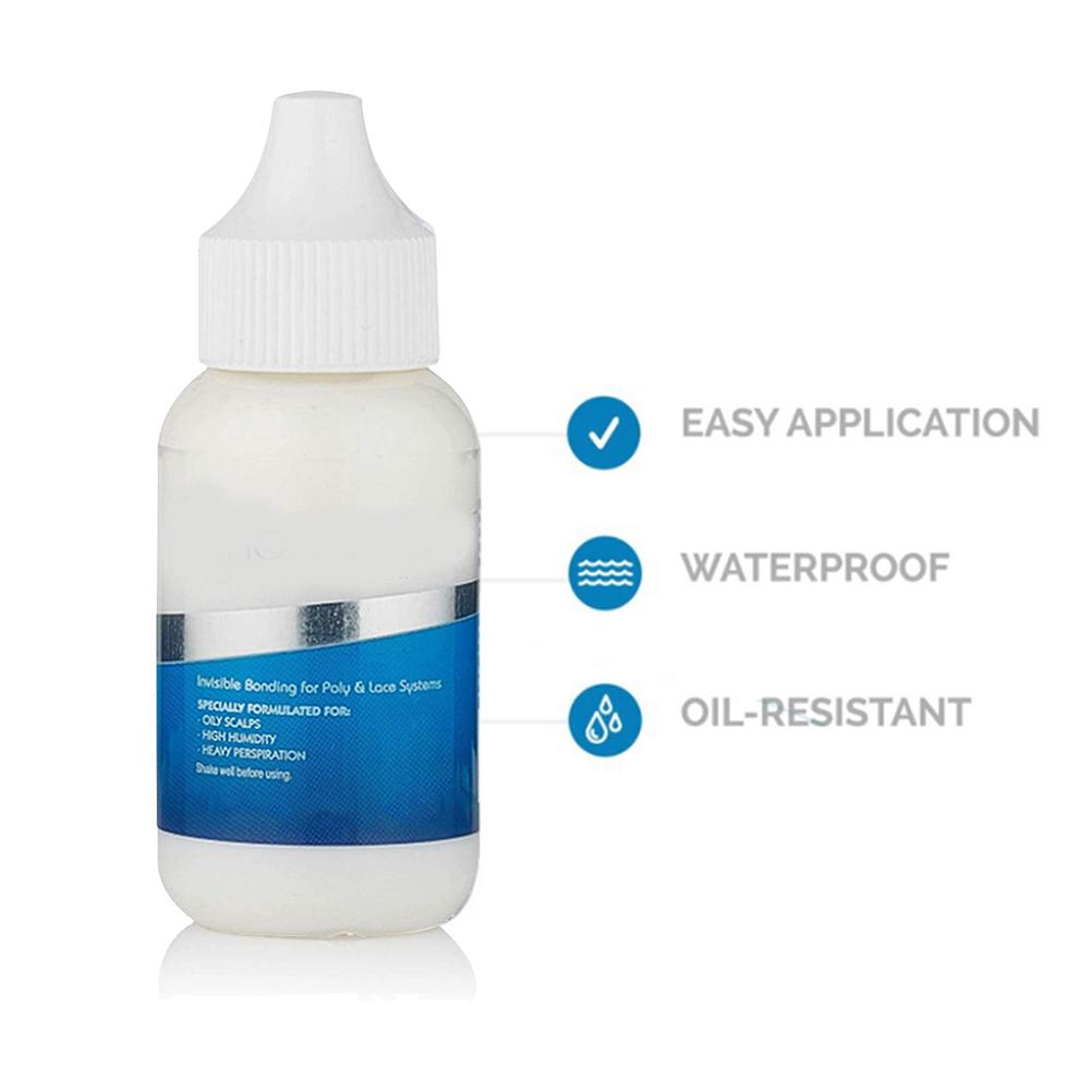38ML Spitzenperückenkleber Ölbeständiger Haarkleber für Frontalperückenbindung Verlängerungskleber für Perückenbindung
