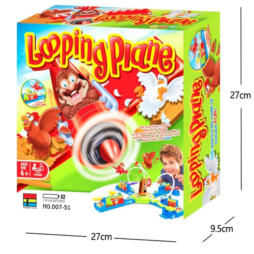 Hot Looping Louie Spinning Plane Chicken Stealing Game Parent Child Interactive Puzzle Board Game Party Game Toys For Children