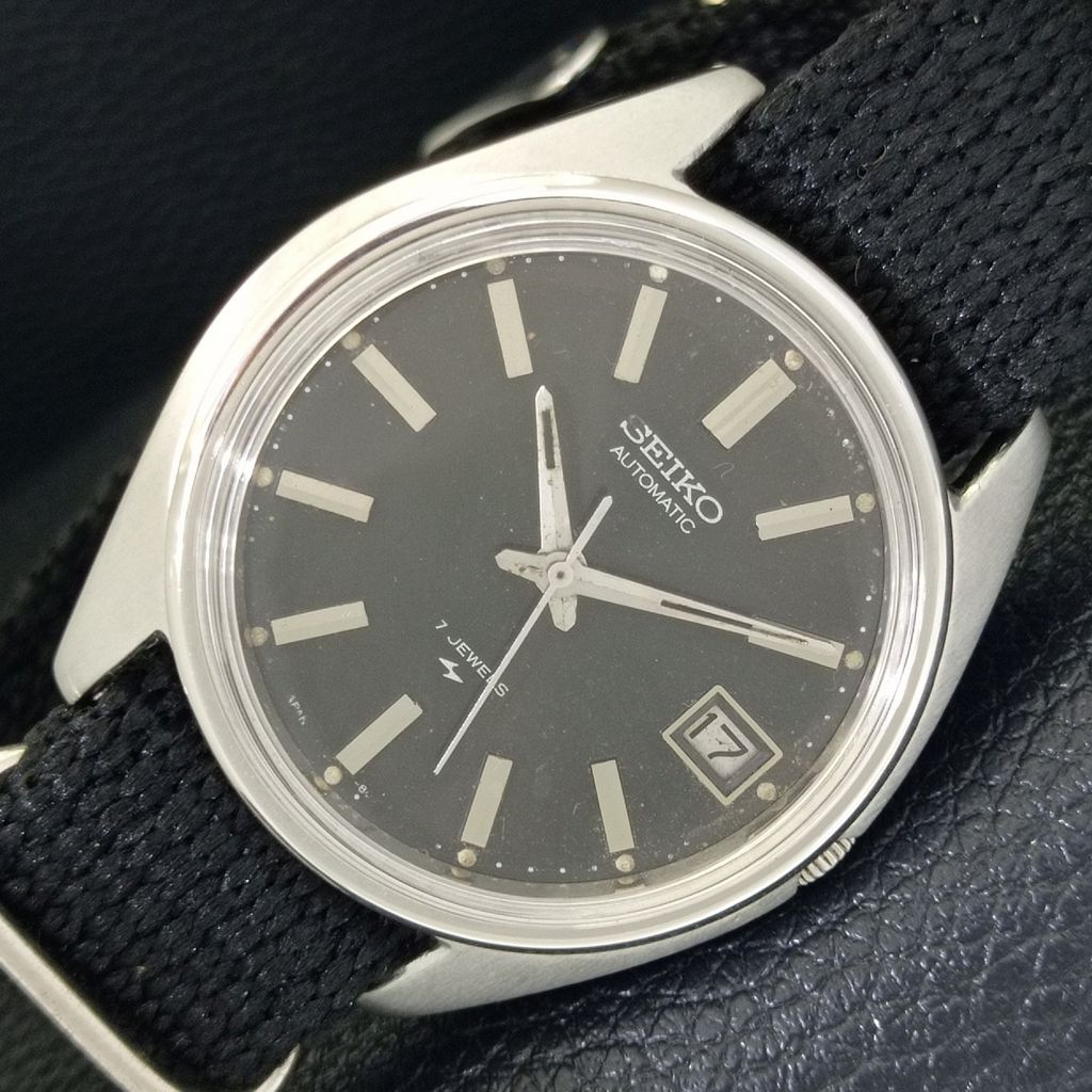 

JAPAN VINTAGE SEIKO AUTOMATIC 7005A MENS ORIGINAL DIAL WATCH a702314-5 R124-a702314