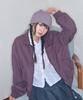 Kiibi Cozy Stripe Reversible Beanie Purple