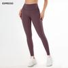 Naked Elastic Tight Yoga Pants Women's Peach Hip Lift and Thin Sports Nine-point Pants Running Fitness Pants YG-1011