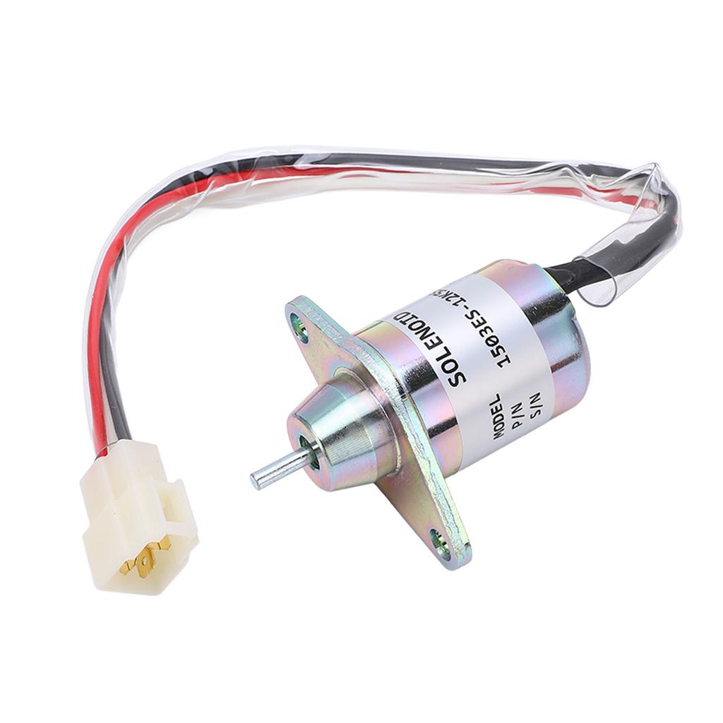 12V Fuel Shut Off Solenoid Valve 1503ES 12K5SUC5S Replacement For John Deere 355D Lawn Tractor