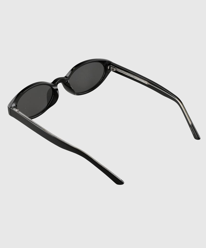 Tuditeo Osa Slim Oval Uv Protection Fashion Sunglasses Nylon Tinted Lens C1 Black
