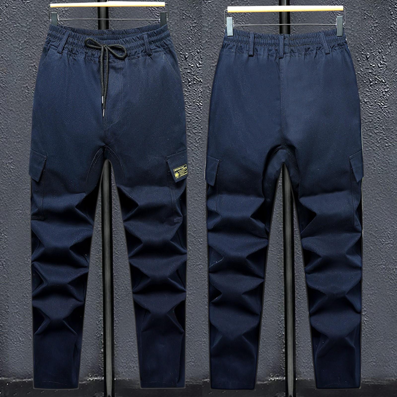 

Мужские брюки-карго спортивные, для активного отдыха, водонепроницаемые, большого размера, для походов 165 синий