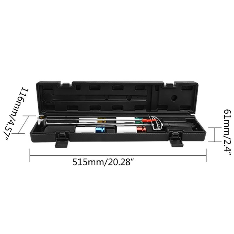 Drive Clicks Torque Wrenches Set Wear-resistant 1/2inch Drive Clicks Torque Wrenches Set Mini Ratchets Wrenches