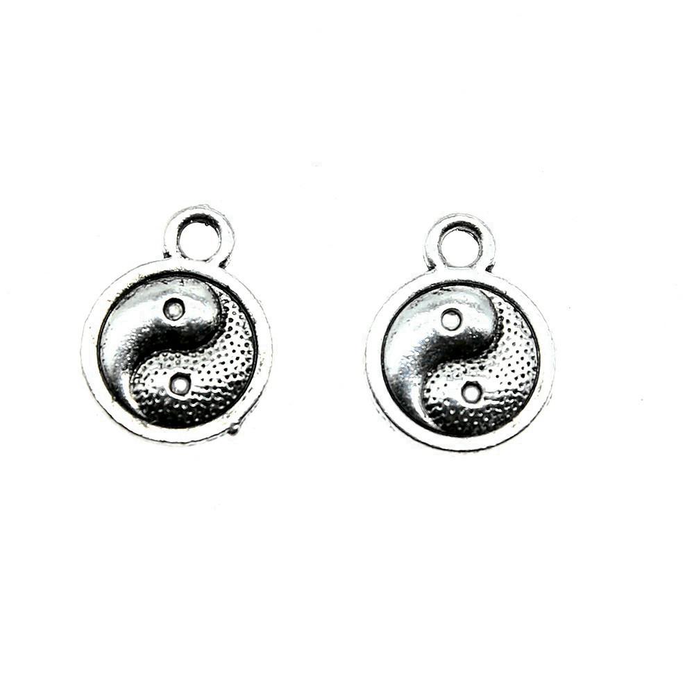 

Yin Yang Charms Antique Alloy Lotus Pendants For Spiritual Zen Jewelry Accessories A01-10pcs-10x13mm