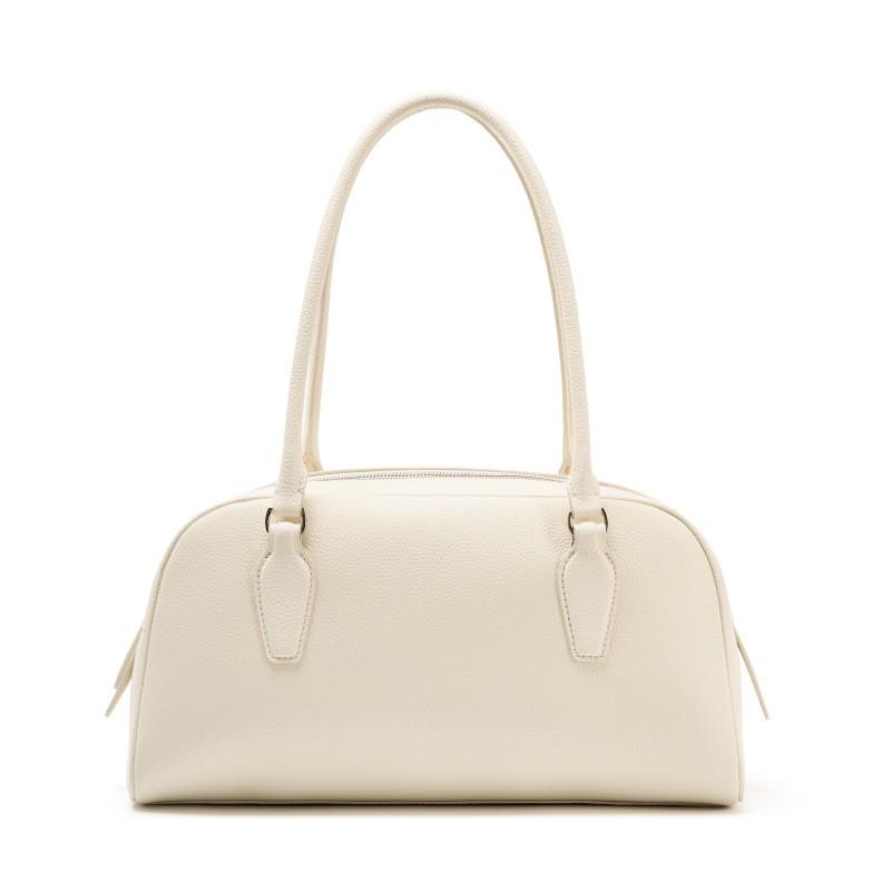 Row Boston Bowling Bag Leather Women's Handheld Single Shoulder Luxury Underarm