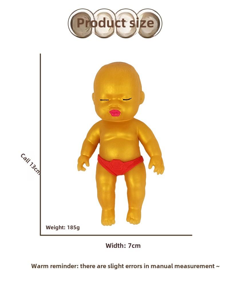 Stress Relieving Tool Sand Doll Stress Relieving Toy Deformation Release Doll Face Pinching Doll Pinching Music Slow Rebound