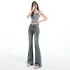 Popular Fashion Versatile High Waist Slimming Design Flared Pants, Trousers & Extended XS-XL Yichun