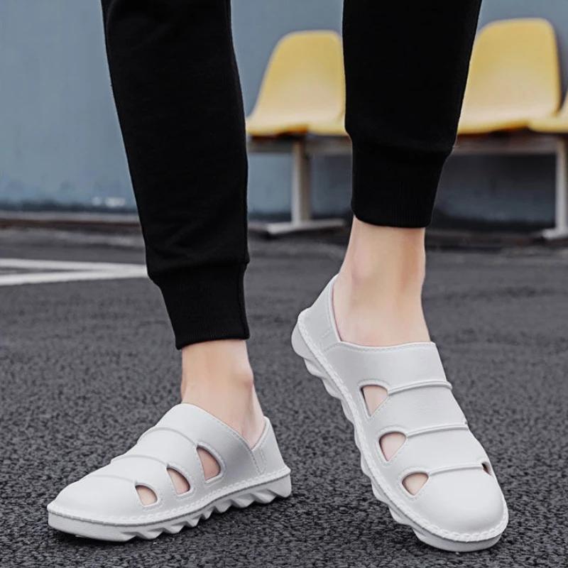 Fashion Outdoor Man Sandals Odor-proof Non-slip Open Toe Clearance Sale 39 2025 Styles Color Luxury H Descount Daily Use Shoes for Men