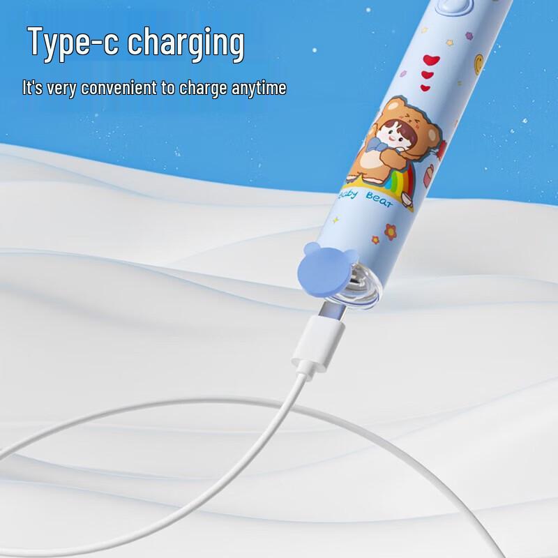 AUX Little Bear Kids Sonic Electric Toothbrush CN plug (adapter included)