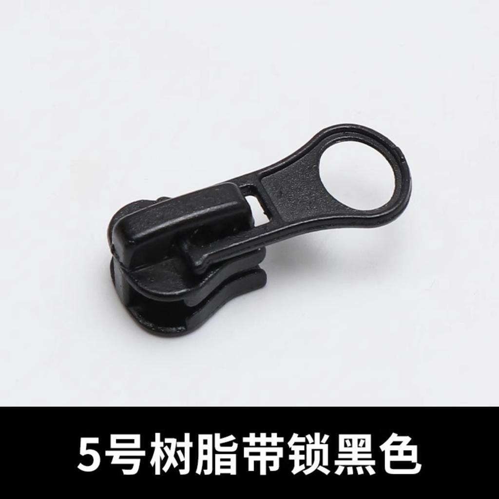 10pcs Size 5 Resin Zipper Puller Replacement Accessories for Jackets Coats Bags Durable Zipper Slider Parts for Clothing Repair