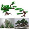 Symulacja sosny do akwarium Rockery Bonsai akcesoria do dekoracji krajobrazu