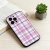 Fashionable Classic Plaid Pattern  Phone Case For iPhone 17,16,15,14,13,12,11 Plus,Pro Max,XS,Soft Silicone Black Cover