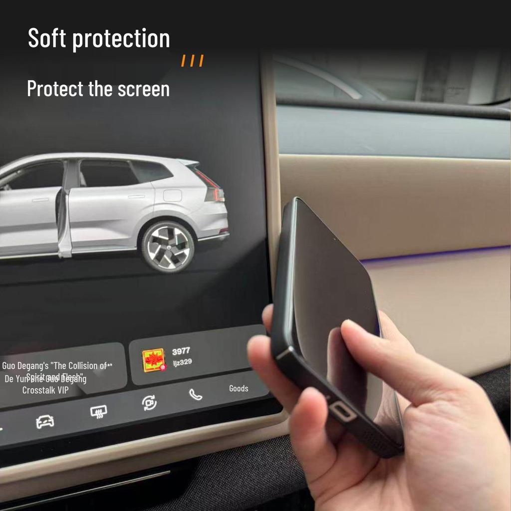 Volvo XC70 Center Console Displayschutz & Navigationsblende Silikonpad - Passend für 26 Modelle
