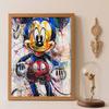 Diamond Painting Mickey Graffiti 5D Handmade DIY Gift Diamond Painting Set Art Home Decor