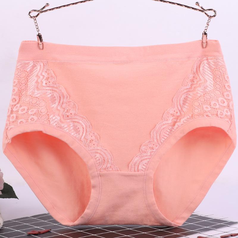 CFSC Women's Large Size Underwear Solid Color Print Underwear