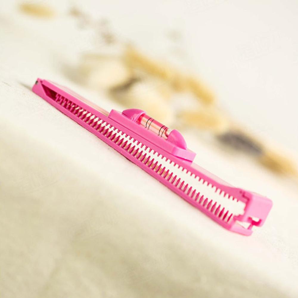2PCS/Set DIY Tools Makeup Artifact Style Hair Cutting Guide Layers Bang Hair Trimmer Clipper Clip Comb Fringe Cut
