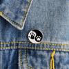 Dog Claw Tai Chi Eight Trigrams Palm Brooches For Women Men Wear Hat Glasses Sitting Small Pet Animal Party Casual Brooch Pin Gi