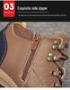 Men's Cotton and Wool Snow Boots - Non-Slip, Thickened, Warm Outdoor Winter Shoes