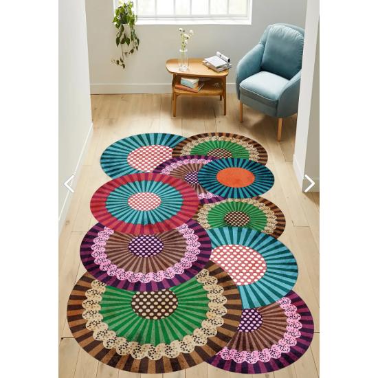 

YTR домашняя моющаяся нескользящая основа с цифровой печатью декоративный ковер для гостиной и кухни напольный коврик 80*150 cm