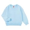 320g Cotton Kids' Round Neck Sweatshirt - Autumn/Winter Casual Solid Color Pullover