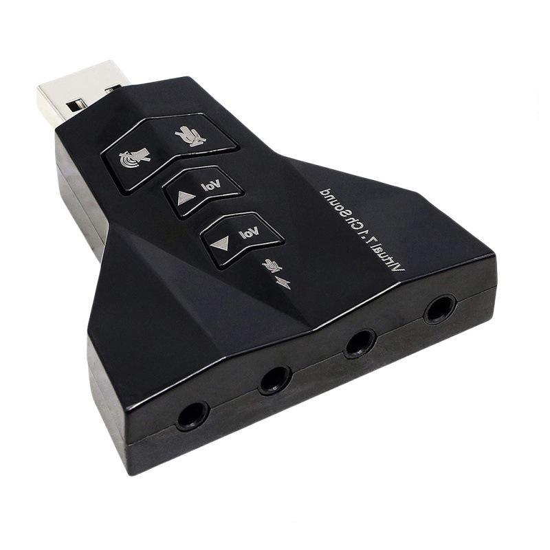Yushuo USB Plug-and-Play Externer Soundkartenadapter