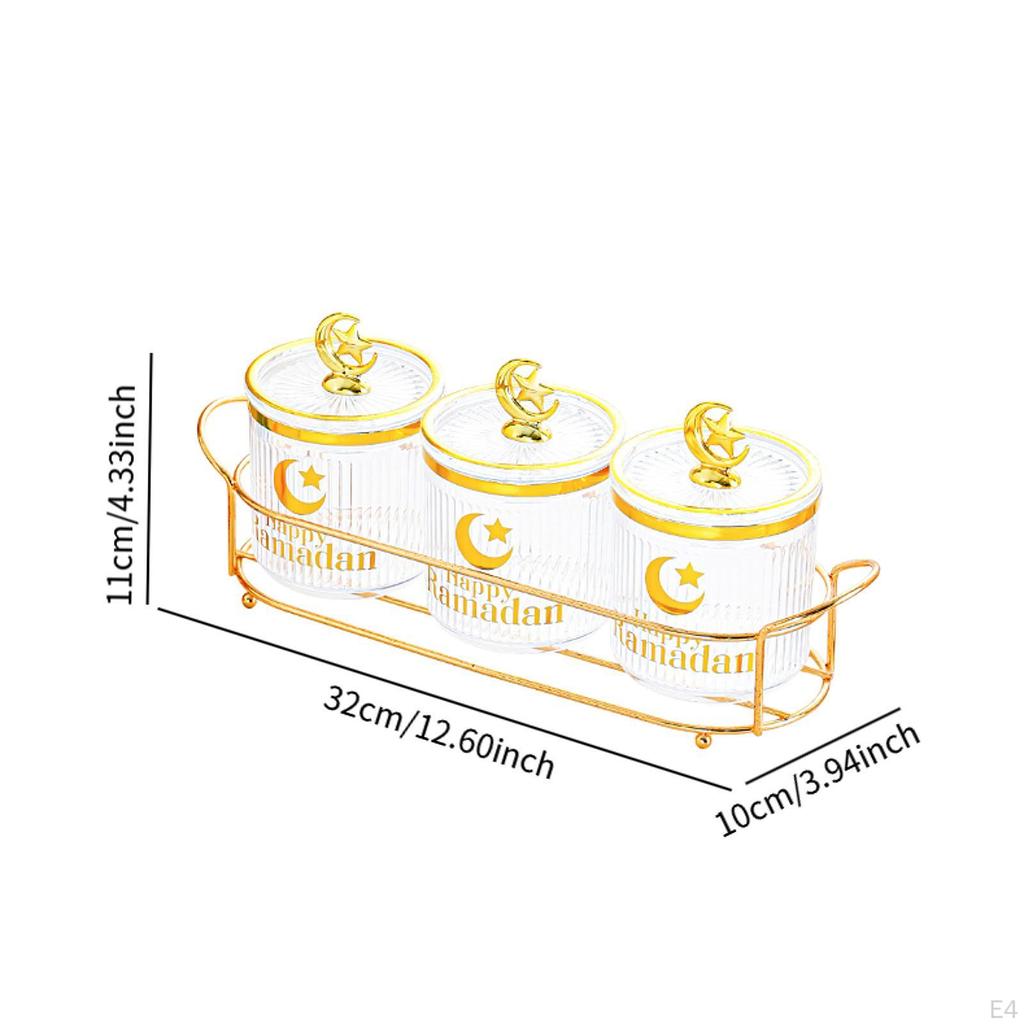 Borcane Condimente Bucătărie Cutie Container Depozitare Alimente Multifuncțională Compartimentată Nuci pentru Nuntă