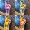 Keychain With Resin Cat Pendant For Mobile Phone And Bag Accessory