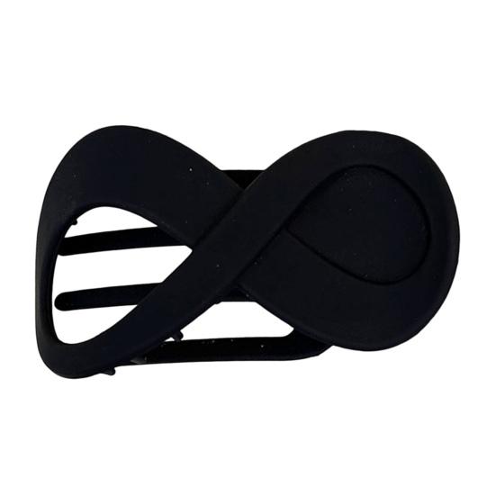 Kvinner Hårklo 8 Form Ensfarge Uthult Sterk klo med tenner Hårfiksert Anti-skli glatt kant Hårgriper Hårtilbehør