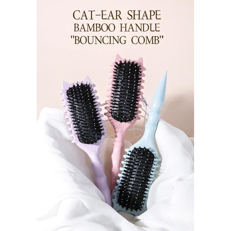 WANMEI Salon Styling Curly Hair Styling Brush Curl Hair Brush for Combing and Shaping  Curls Reduce Pulling Tools