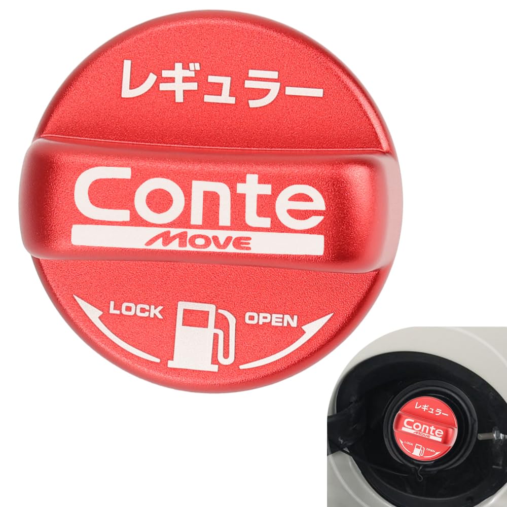XIKER Daihatsu Move Conte L575S L585S Exclusive Fuel Cap Cover Dress Up Aluminum Fuel