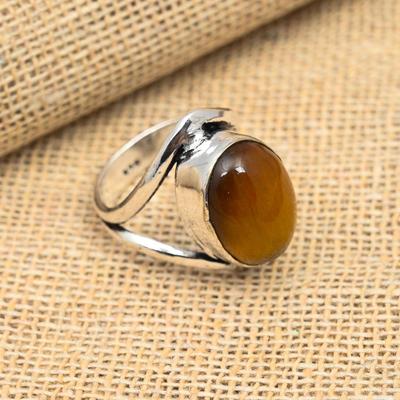 Tiger's Eye Gemstone 925 Solid Sterling Silver Handmade Jewelry Lavish Jewelry For Her