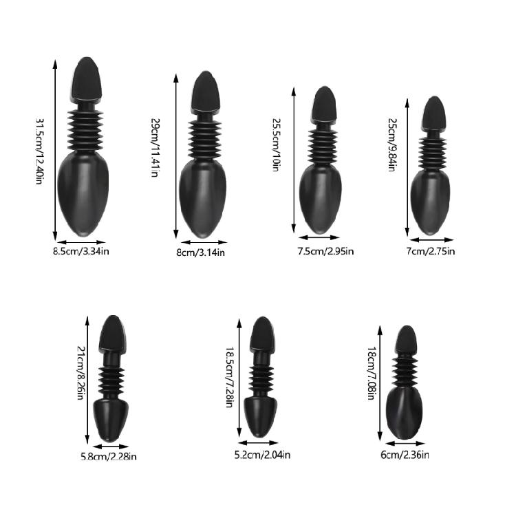 7Pcs Adaptable Length Shoe Shaper Trees Telescopic Plastic Shoe Stretchers Expanders for Daily Footwear Maintenance