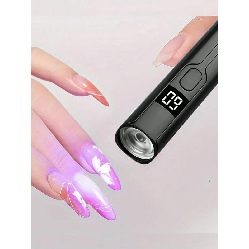 1 st Portabel UV LED-nagellampa Handhållen UV-lampa för naglar, Professionell nageltorklampa för gellack Snabbhärdande lampa DIY Manikyr Nagellackverktyg