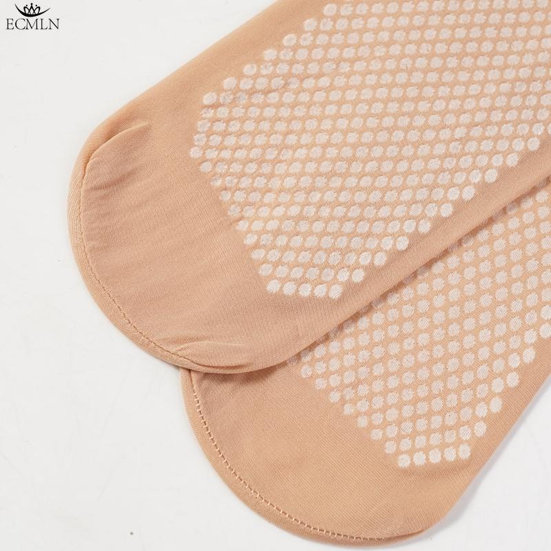 1/5 Paar Damensocken, lässig, für den Sommer, sexy, ultradünn, transparent, aus Kristallseide, kurze Socken, knöchelhohe transparente Socken für Damen