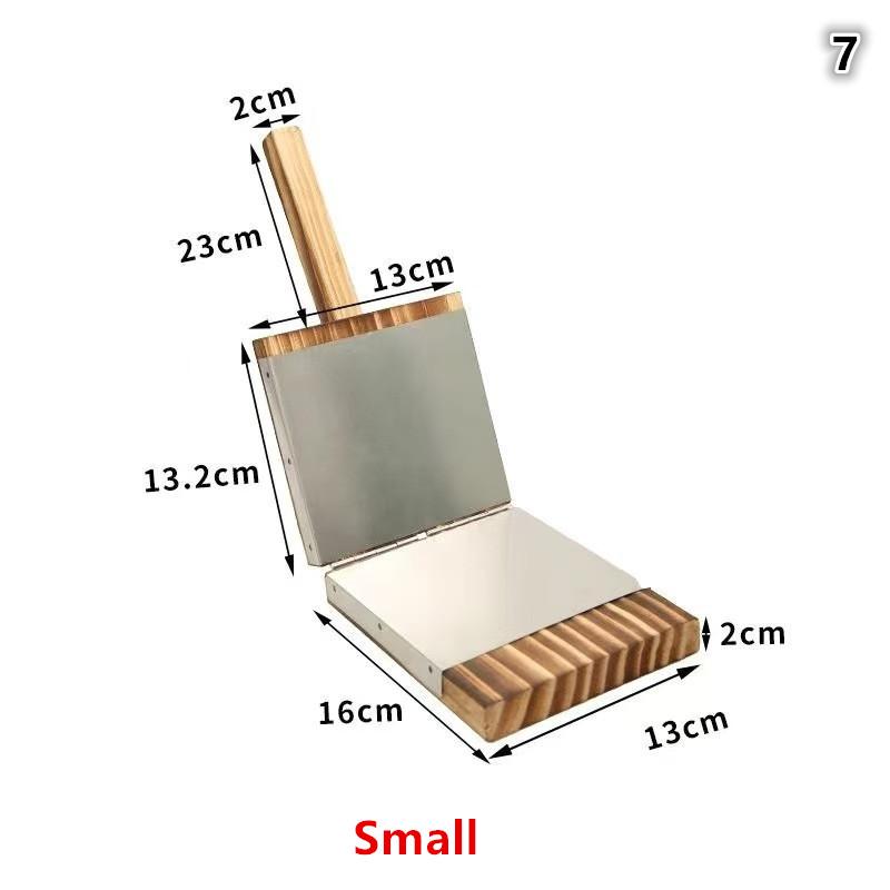 Wooden Press for Dumpling Dough Handmade Tortilla Presser Baking Pastry Mold for Kitchen Cooking and Baking Needs