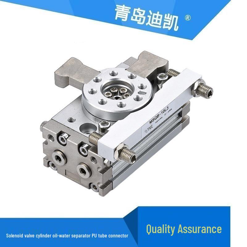 ACQ Cylinder Accessories: CQ2B/CDQ2B Single & Double Elbow Connectors with Mounts (03/05/08/10).