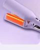 French Water Wave Deep V Curling Iron - 32mm Egg Roll Design, Long-Lasting Style, Hair-Safe