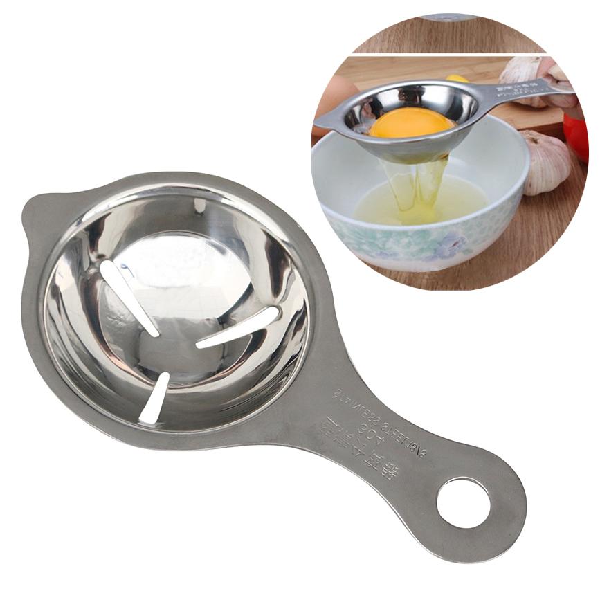 Stainless Steel Egg White Separator Tools Eggs Yolk Filter Gadgets Kitchen Accessories Separating Funnel Spoon Egg Divider Tool